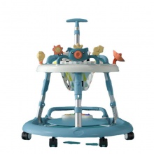 学步车防o型腿婴儿多种功能防侧翻手推车宝宝可坐可推学行车起步车