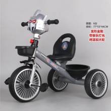 音乐灯光儿童宝宝三轮车1-5岁三轮脚踏车简易小孩男女头灯三轮车
