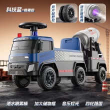 2025新款儿童消防车汽车玩具男孩可坐滑行车滑行儿童环卫车玩具