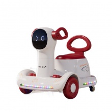新款儿童电动摩托车充电双驱平衡车四轮可坐人遥控漂移旋转车