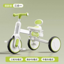 儿童多种功能三轮车1-5岁男女宝宝手推车脚踏车平衡车轻便遛娃神器