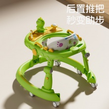 婴幼儿学步车音乐多种功能防侧翻轻便可折叠6-18月宝宝手推车o型腿