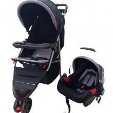 流行经典3轮婴儿推车经典旅行系统婴儿婴儿车新生儿提篮婴儿推车