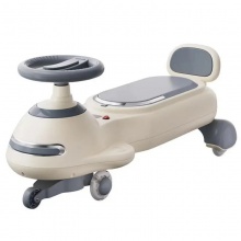 优质轻音乐扭转儿童摆动摇摆车无踏板和篮子儿童摇摆车