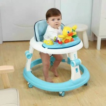 婴儿学步车防O型腿可折叠多种功能宝宝助步车防侧翻手推车