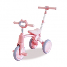 儿童三轮车 可骑可滑平衡车1-3岁宝宝防侧翻三轮脚踏车