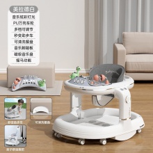 婴儿学步车多种功能防O型腿防侧翻可折叠6-18月两用学步车