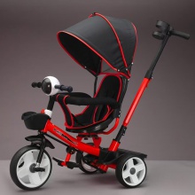 儿童三轮车旋转座椅带车棚1-5岁儿童童车婴儿车脚踏三轮推车