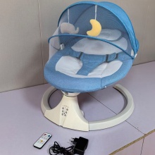 哄娃摇床婴幼儿智能电动摇椅哄娃神器蚊帐遮阳篷哄娃睡觉的椅子