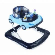婴儿学习走路用具轻便带隐藏小轮安全学步车方盘学步车