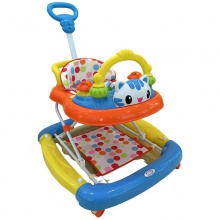 学步车防o型腿婴儿防侧翻手推车宝宝可坐可推推把学步车