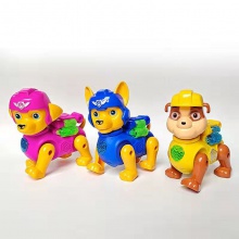 网红电动牵绳狗狗小猪玩具会走路灯光音乐地摊热卖男孩礼物