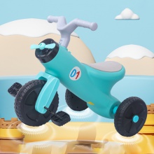 儿童三轮车轻便溜溜车童车学步骑行玩具 1-4岁男女脚蹬平衡自行车