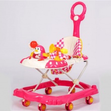 婴儿学步车防o型腿多种功能防摔防侧翻助步可坐手推车推把学步车