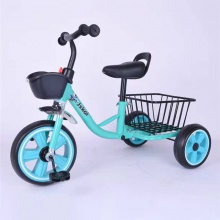 新款儿童三轮车小孩3-6岁童车可坐脚踏车幼儿园自行车带斗三轮车