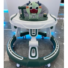 婴儿学步车防O型腿防侧翻多种功能可折叠高低可以调带音乐