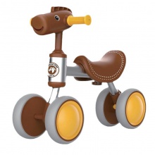 儿童宝宝小马驹学步滑行车小孩娃娃溜溜车平衡车1-3岁四轮玩具车