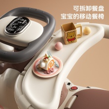 独角兽儿童电动滑行车万向车轮车轮宝宝安全可坐溜溜车