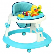 婴儿小孩娃娃儿童早教学步车音乐灯光防侧翻助步车玩具圆盘学步车
