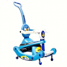 儿童学步车防侧翻带音乐可坐可骑溜溜车定制推把学步车