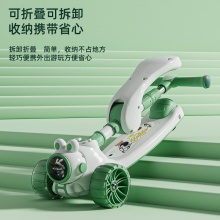 儿童滑板车带座三合一2-6岁男女孩可坐可滑音乐米高滑行车溜溜车