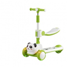 卡通滑板车儿童1-3-6岁2男童踏板宝宝可坐可骑滑女孩公主款溜溜车