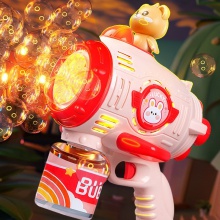 泡泡机烟花泡机电动吹泡泡网红手持加特林泡泡枪夏季公园儿童玩具