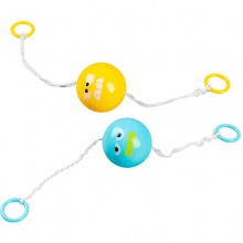 发光拉哨飞球卡通闪光拉线飞轮手臂协调锻炼儿童新奇解压小玩具