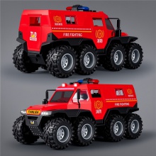 男孩礼物3-6岁小汽车仿真惯性装甲八轮越野车车门可开儿童玩具车