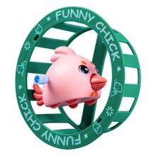 卡通发条小鸡圈圈乐可爱转圈萌鸡尾巴会动儿童上链发条玩具