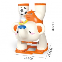 儿童电动玩具吹球小象倒立行走悬浮吹球音乐灯光益智礼物地摊