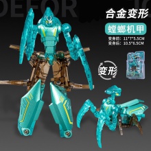 小学生玩具合金变形机器人多关节可动合体机甲儿童仿真昆虫