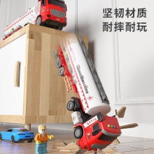 儿童大号油罐车玩具仿真益智工程车运输货车模型男孩小汽车3-6岁4