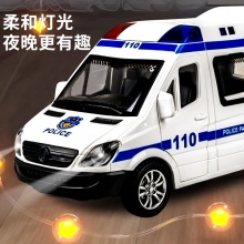 儿童声光120救护车五开门惯性玩具车 仿真汽车模型男孩警车