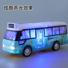 儿童校车巴士玩具车惯性耐摔仿真公交车男孩宝宝开门公共汽车模型