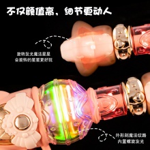 新款儿童电动枪玩具小孩发光音乐玩具枪地摊夜市礼品女孩玩具