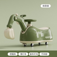 儿童花生扭扭车溜溜车男女宝宝1一3岁防侧翻新款妞妞车小孩子音乐