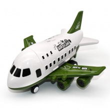 儿童飞机玩具套装大号客机模型可收纳塑料飞机惯性玩具车男孩