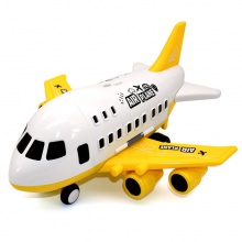 儿童飞机玩具套装大号客机模型可收纳塑料飞机惯性玩具车男孩